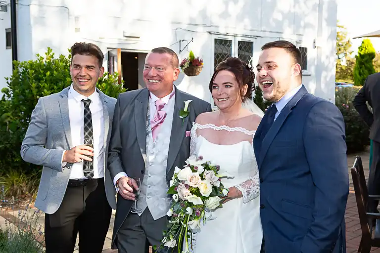 Wedding photography at Kingfisher Hotel, Bedford