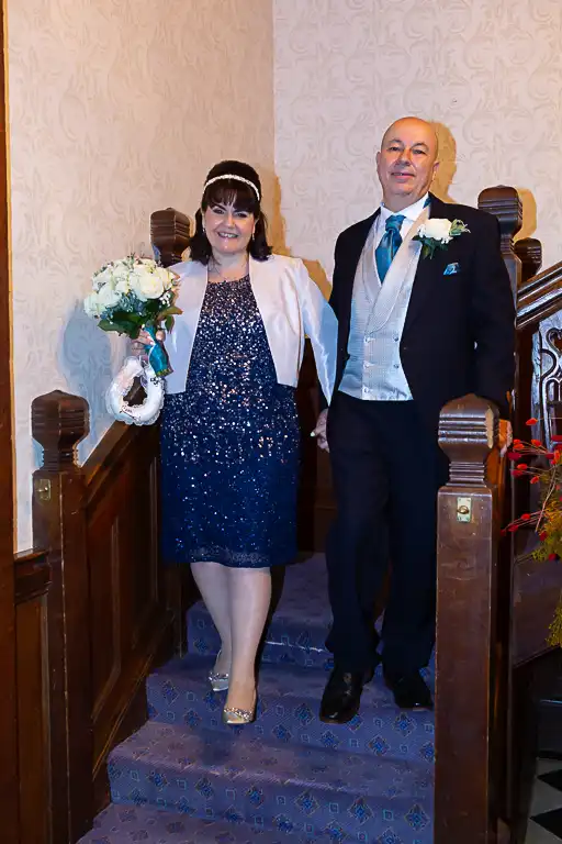 Wedding photography at Fanhams Hall in late October, Ware