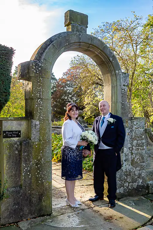 Wedding photography at Fanhams Hall in late October, Ware