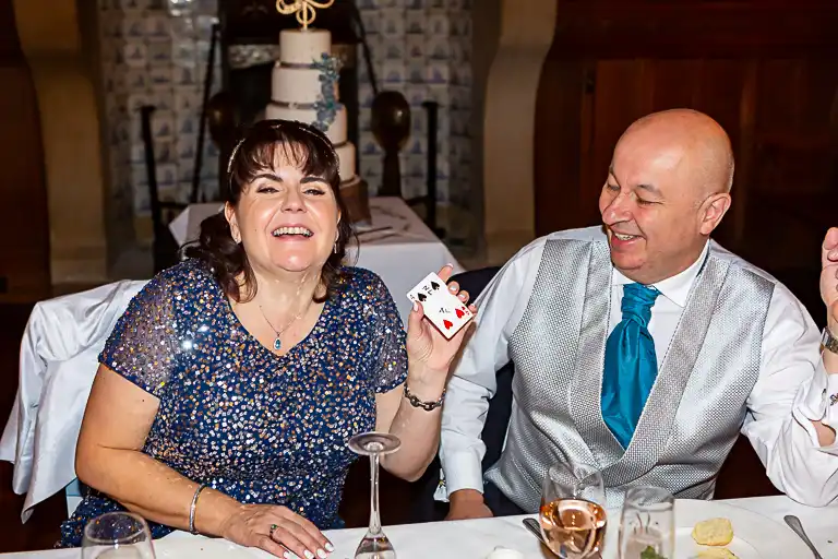 Wedding photography at Fanhams Hall in late October, Ware