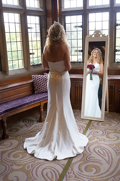 Wedding photography at Fanhams Hall in October, Ware