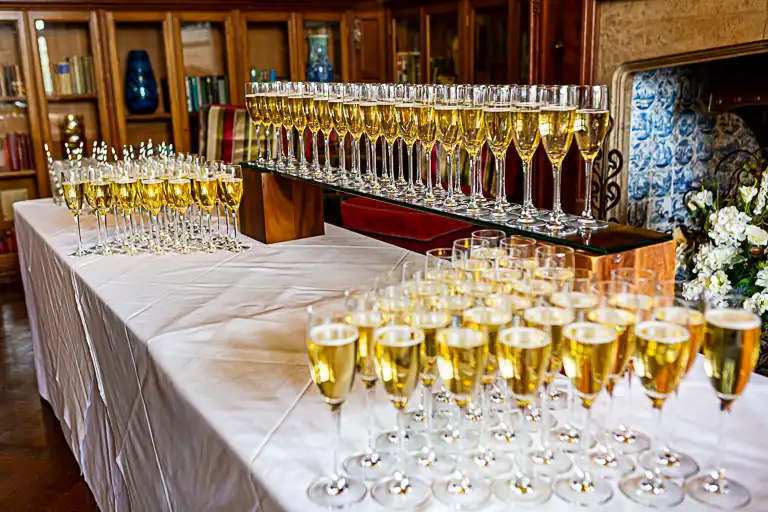 Wedding photography at Fanhams Hall in October, Ware