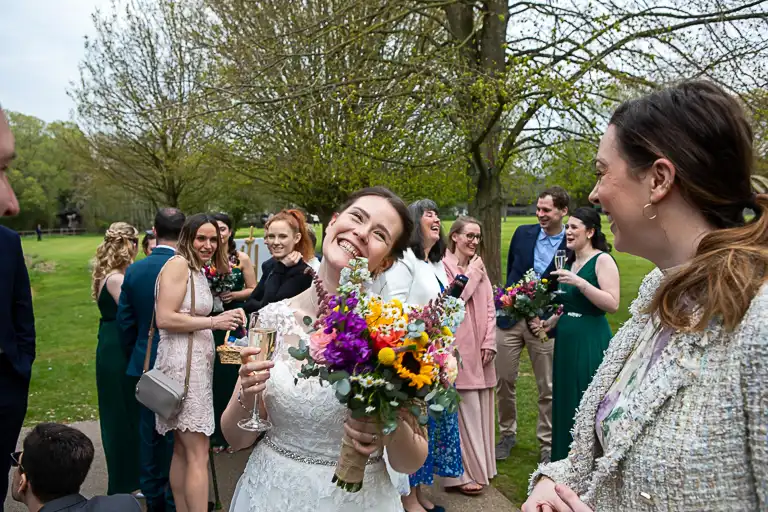 Wedding photography at Henry Moore Studio, Much Hadham