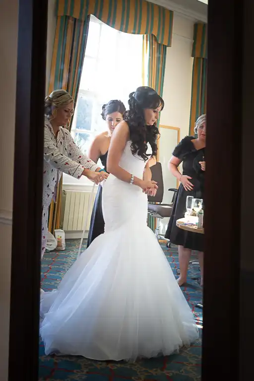 Wedding photography at Hunton Park