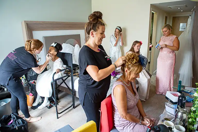 Wedding photography at Knebworth Barns, Knebworth, Hertfordshire