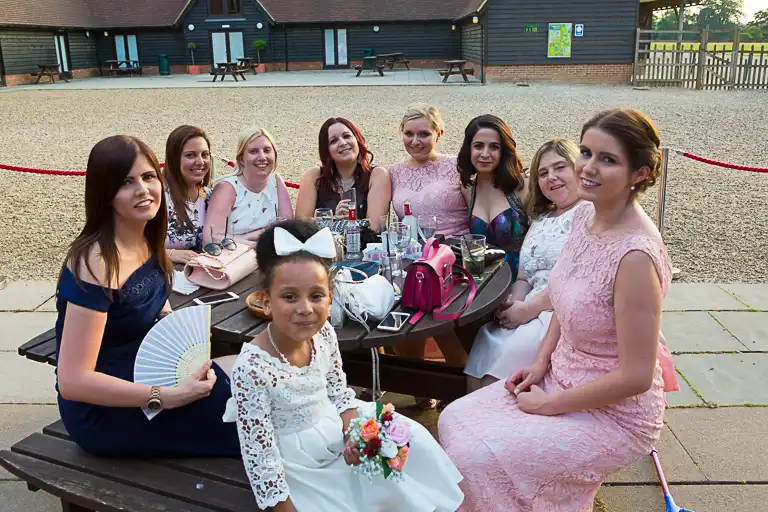 Wedding photography at Knebworth Barns, Knebworth, Hertfordshire