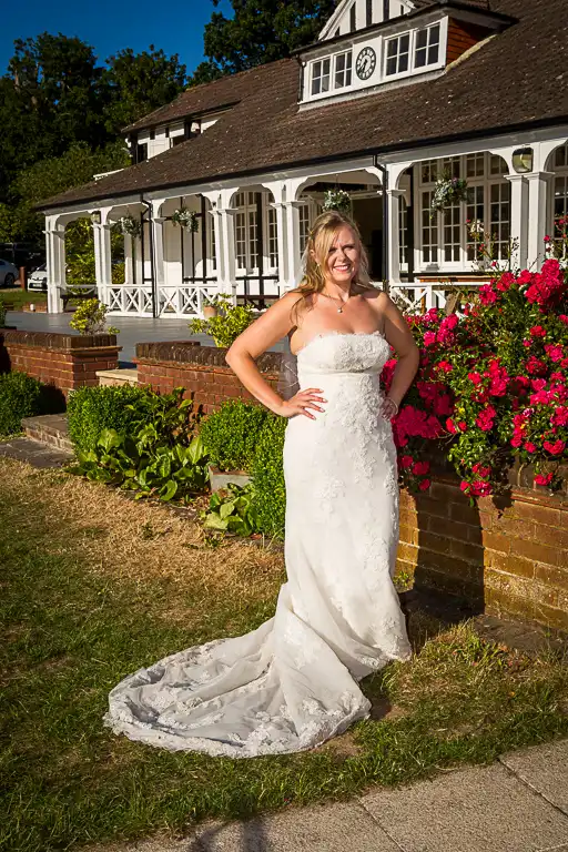 Wedding photography at Shenley Cricket Centre