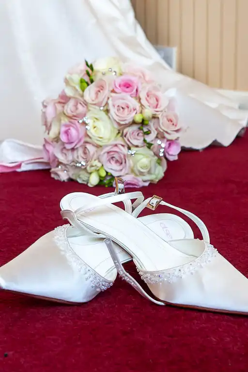 Wedding photography at Towcester Racecourse